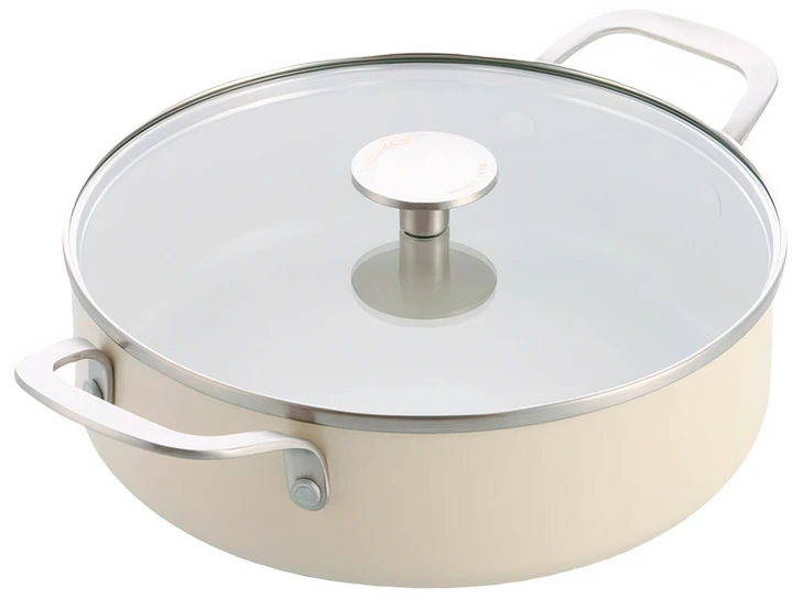 Сотейник KitchenAid АС, 28 см 4.28 л кремовий (CC010433-001)